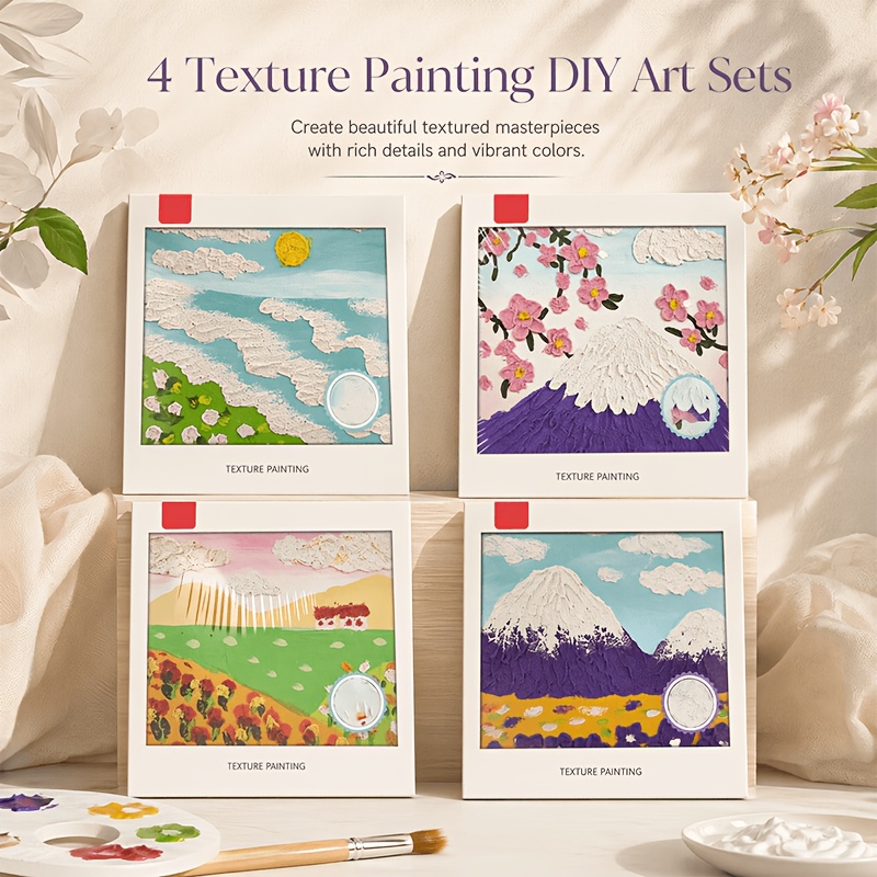 Painting Knife Palette - Kit de Pintura com 4 Texturas