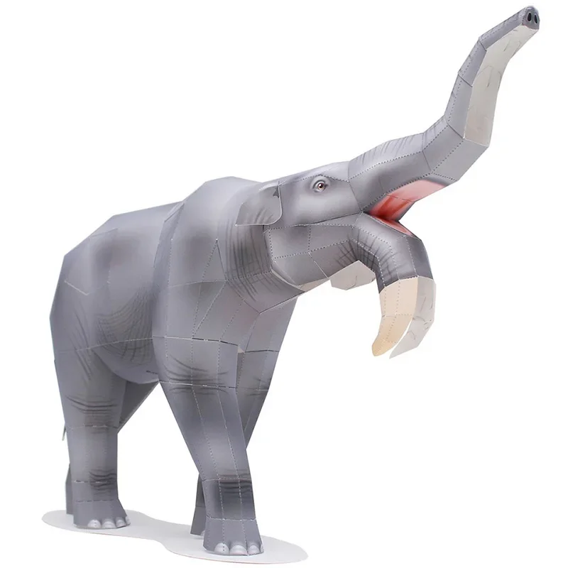 Art Craft Elephant - Deinotherium elefante origami arte dobrável mini