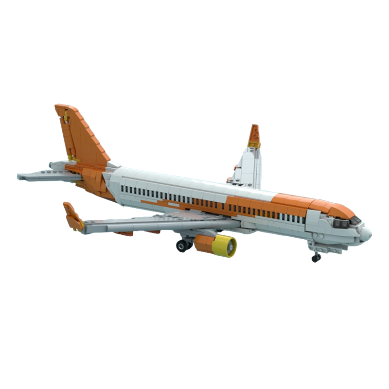 Art Craft Idea - 1100 peças MOC Easy Jet Airbuss