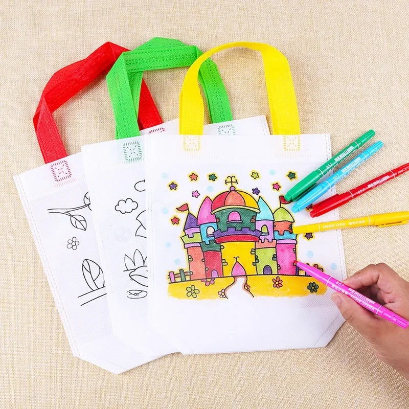 Art Craft 5 Year Old - 1-10 pçs conjuntos diy graffiti saco