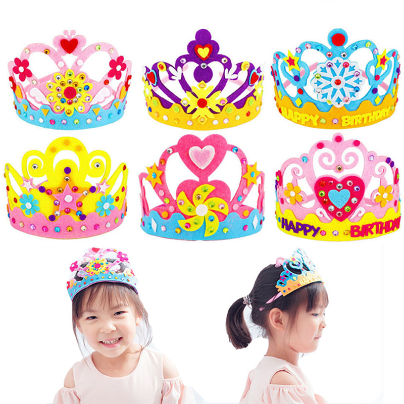 Art Craft 5 Year Old - Diy artesanato brinquedo coroa papel criativo