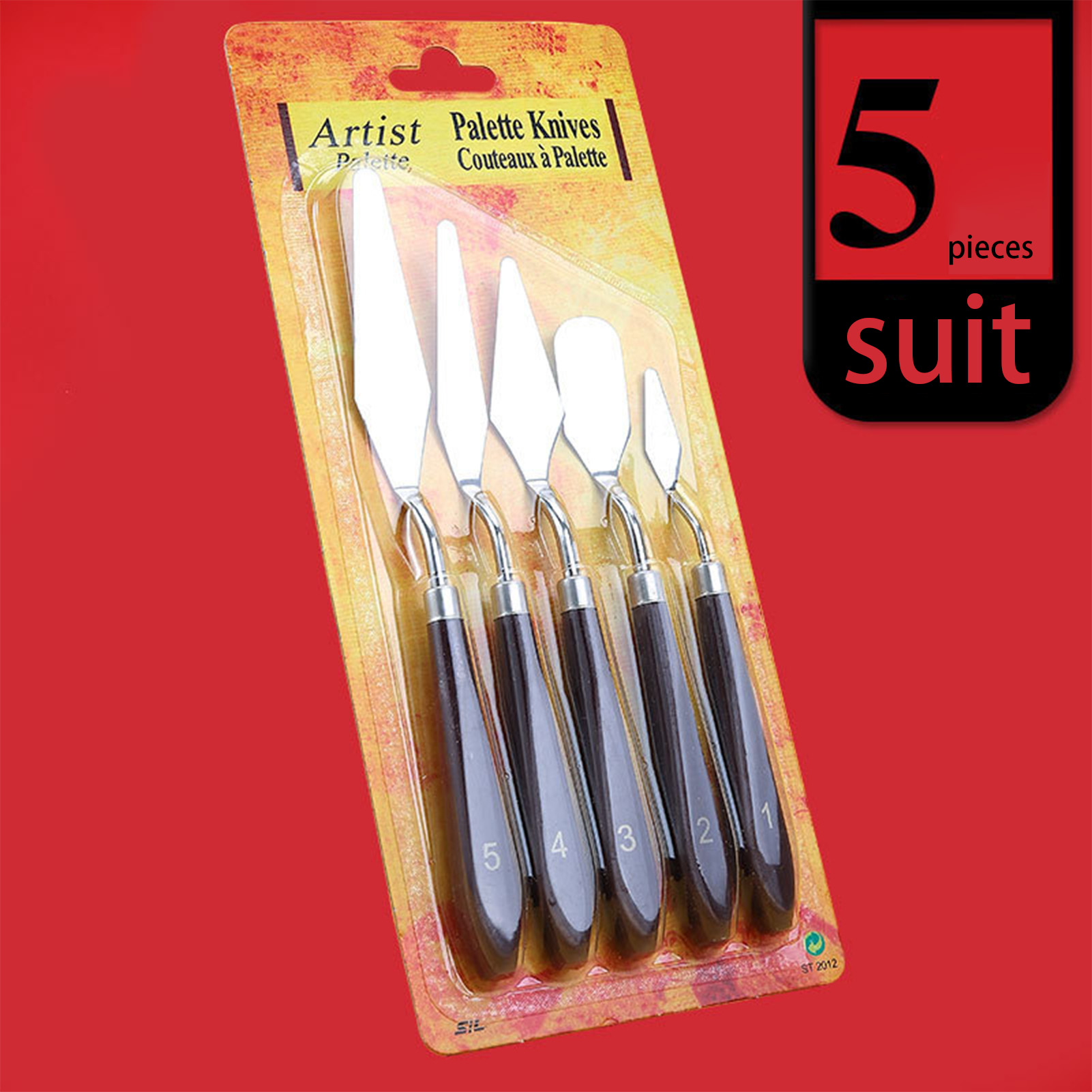 Painting Knife Palette - 5 pçs arte pintura a óleo