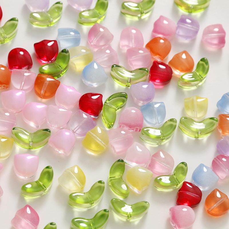 Art Craft Flower - Contas de Vidro Multicoloridas Lampwork em