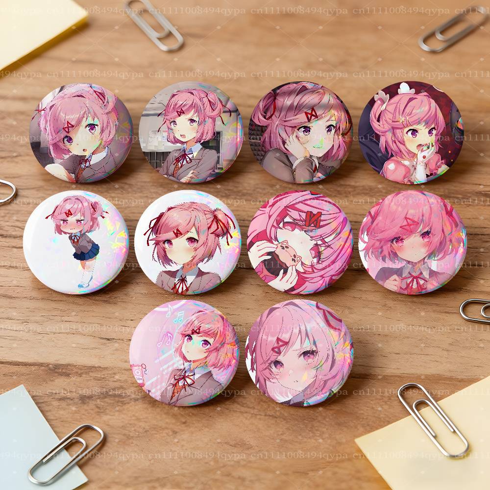 Art Craft Japan - Botões Decorativos N-Natsuki D-Doki DDLC, Presentes,
