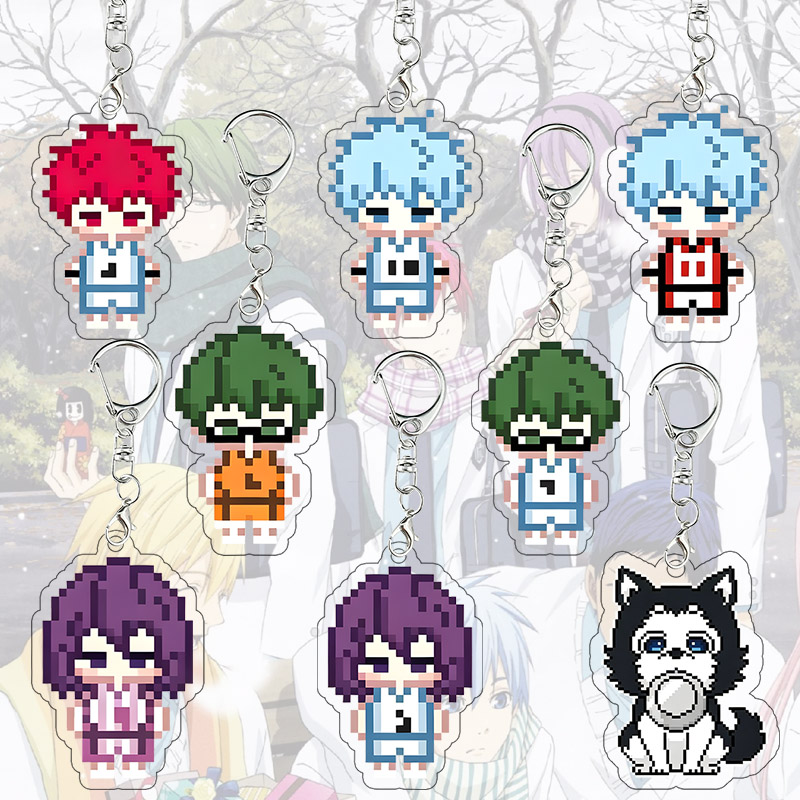 Art Craft Gifts - Chaveiro de Acrílico Pixel Art Kuroko's