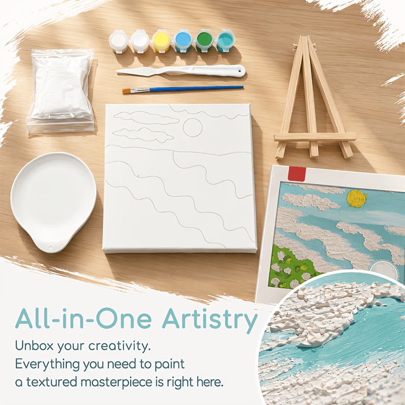 Kit de Pintura com 4 Texturas  - Painting Knife Palette avaliação e preço