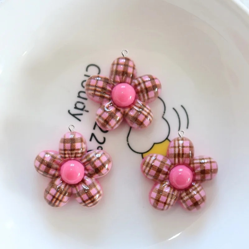 10 Peças Pingente de Resina Pl - Art Craft Flower avaliação e preço