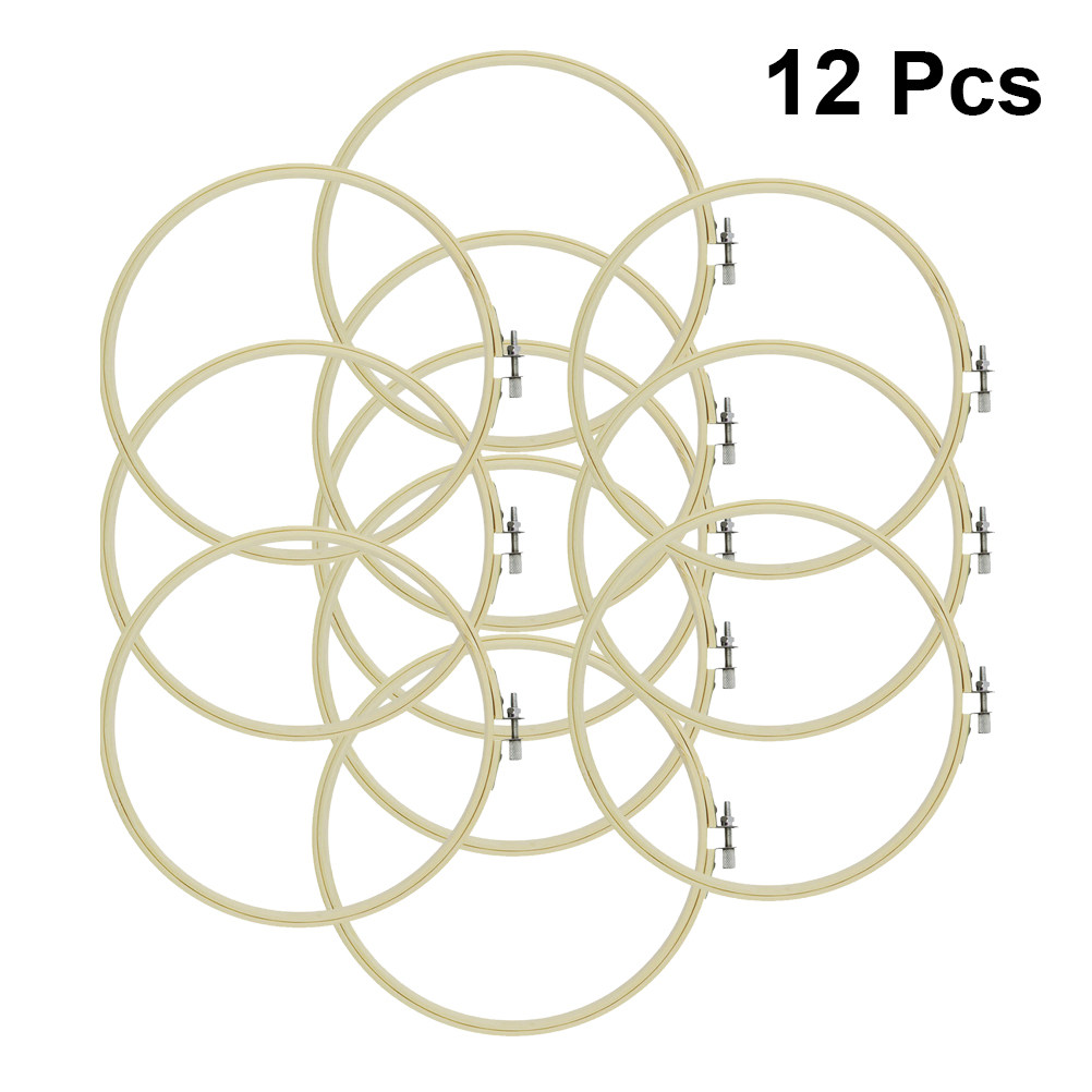 Conjunto de 12 aros de bordado - Art Craft Idea avaliação e preço