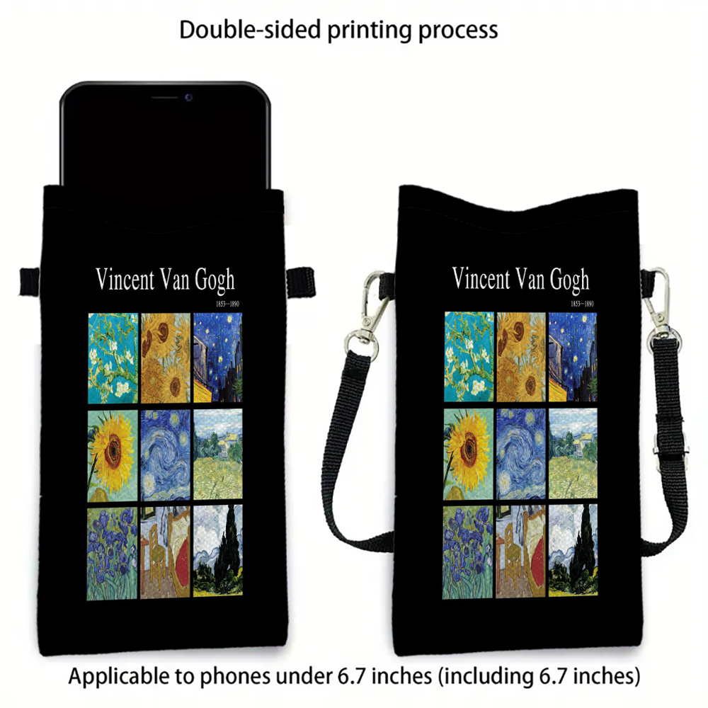 Bolsa de telefone Van Gogh com - Art Portfolio Bag avaliação e preço