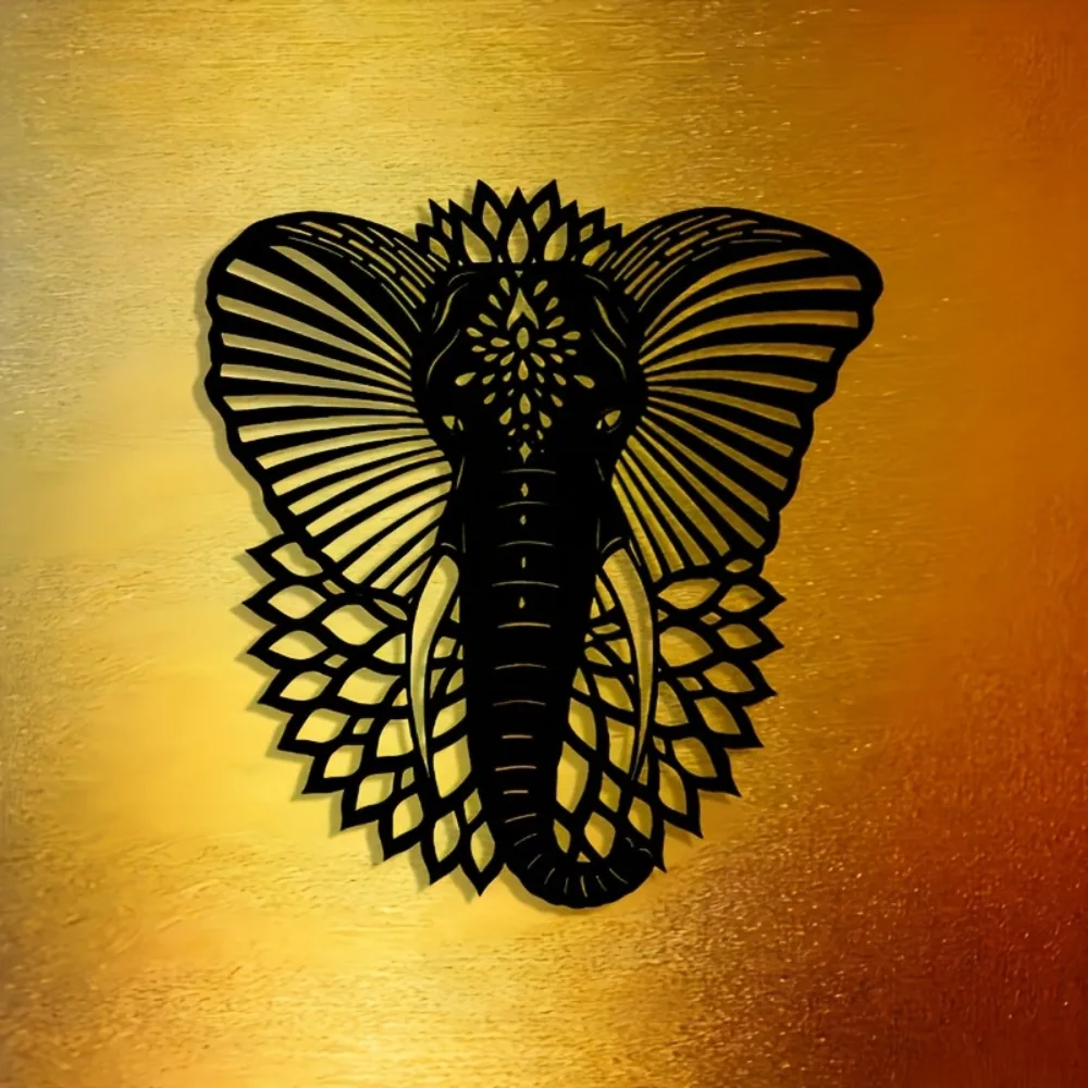 CIFBUY Arte de Parede em Metal - Art Craft Elephant avaliação e preço