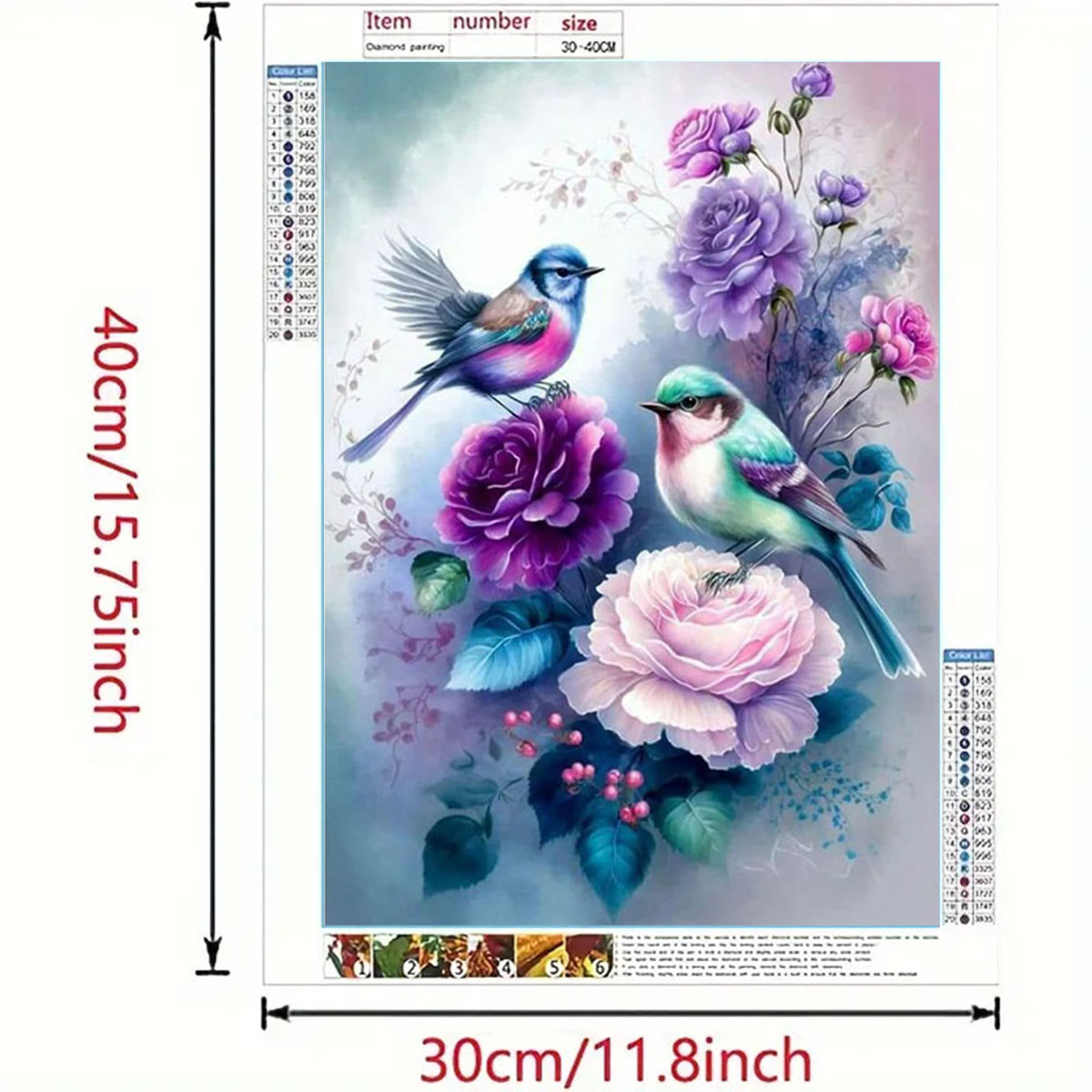 1 Conjunto de Pintura Diamante - Art Craft Flower avaliação e preço