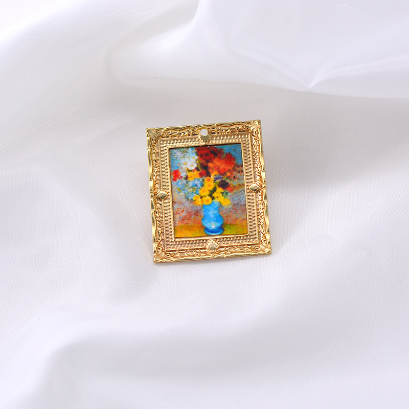 Arte pintura a óleo broches co - Art Portfolio Bag avaliação e preço
