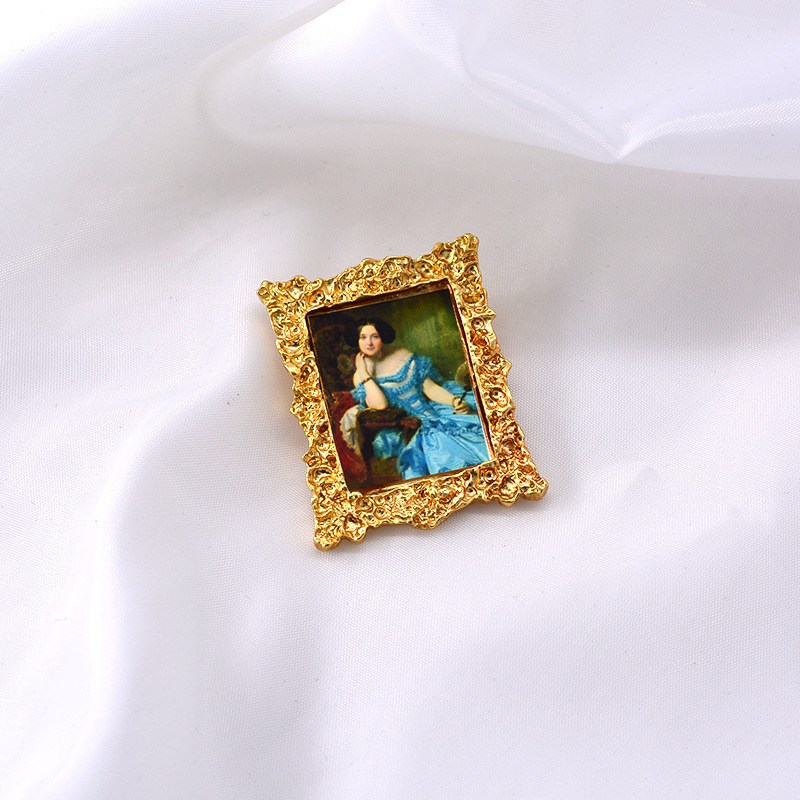 Arte pintura a óleo broches co - Art Portfolio Bag avaliação e preço