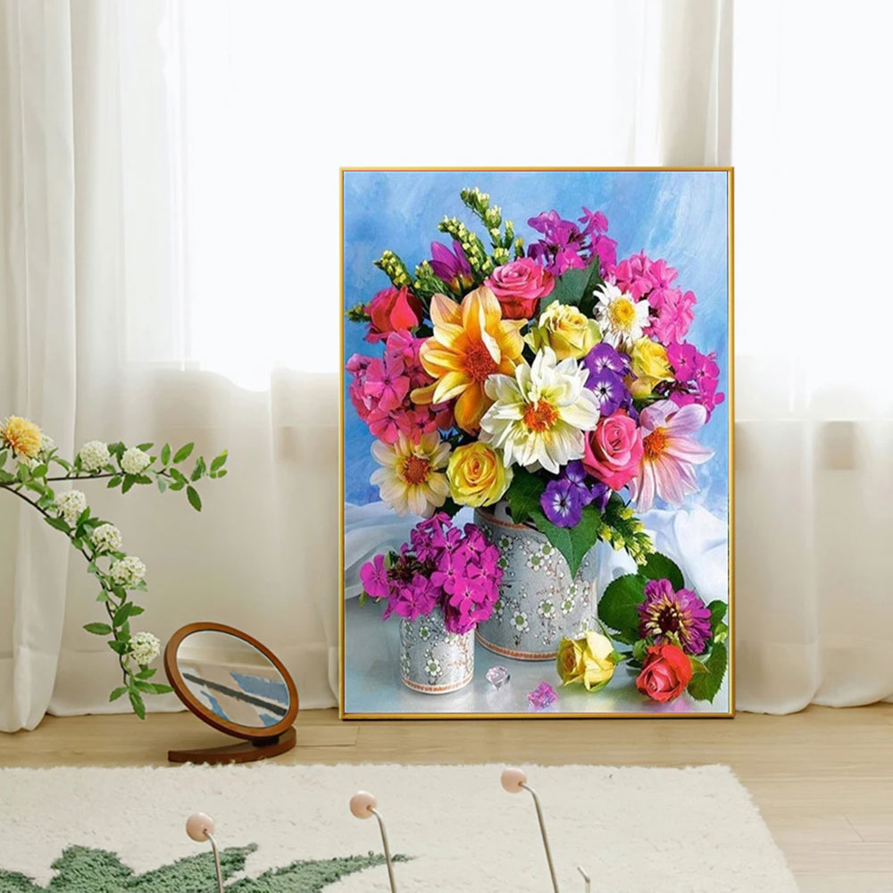Mosaico de Diamantes Completo: - Art Craft Flower avaliação e preço