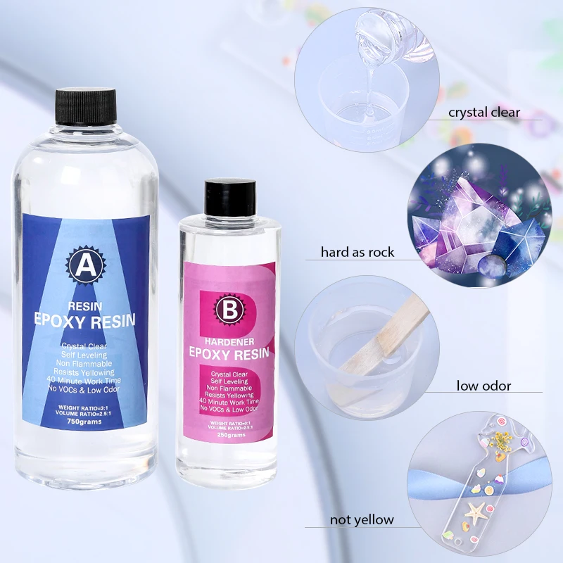Kit de resina epóxi cristalina - Art Craft Cup avaliação e preço