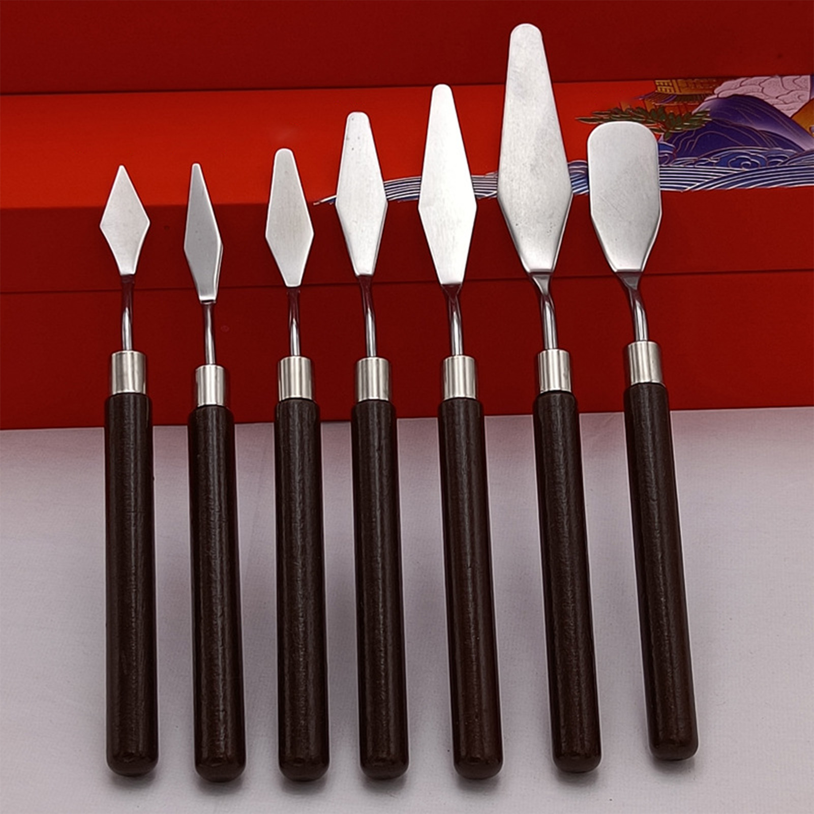 5 pçs arte pintura a óleo rasp - Painting Knife Palette avaliação e preço