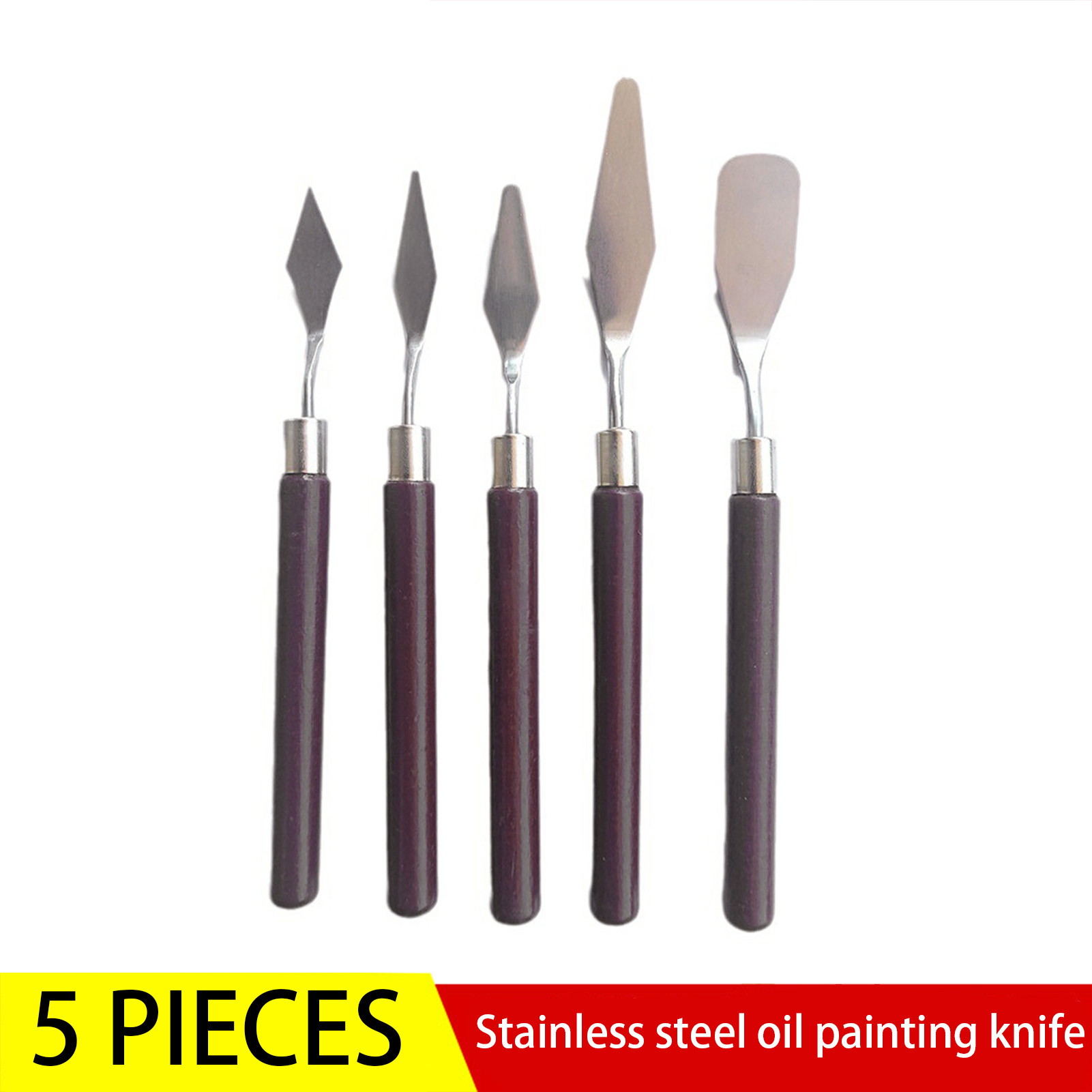 5 pçs arte pintura a óleo rasp - Painting Knife Palette avaliação e preço