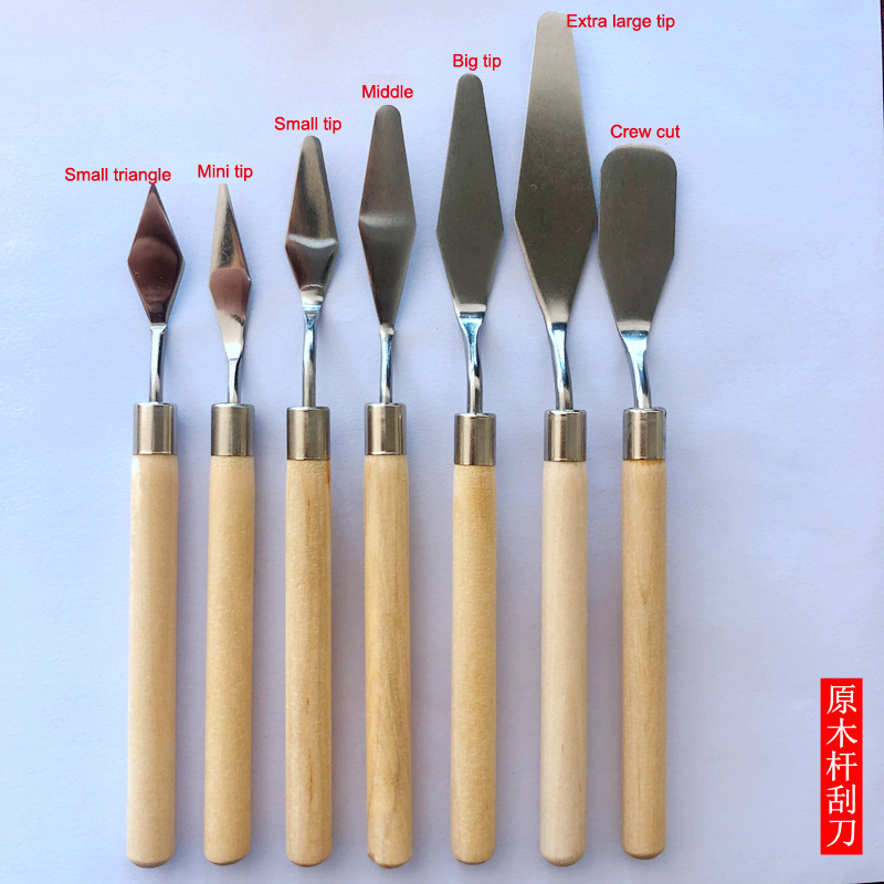 ★ ▲ Conjunto de 7 Peças de Fac - Painting Knife Palette avaliação e preço