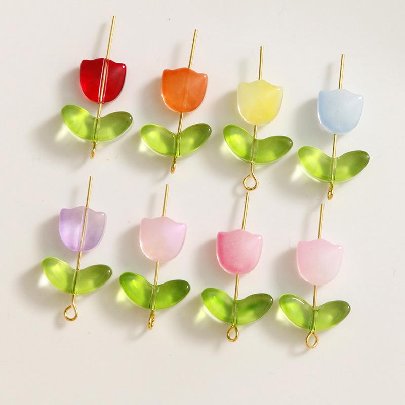 Contas de Vidro Multicoloridas - Art Craft Flower avaliação e preço