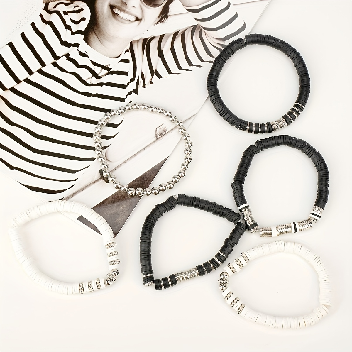 Conjunto de Pulseiras de Conta - Art Craft Gifts avaliação e preço