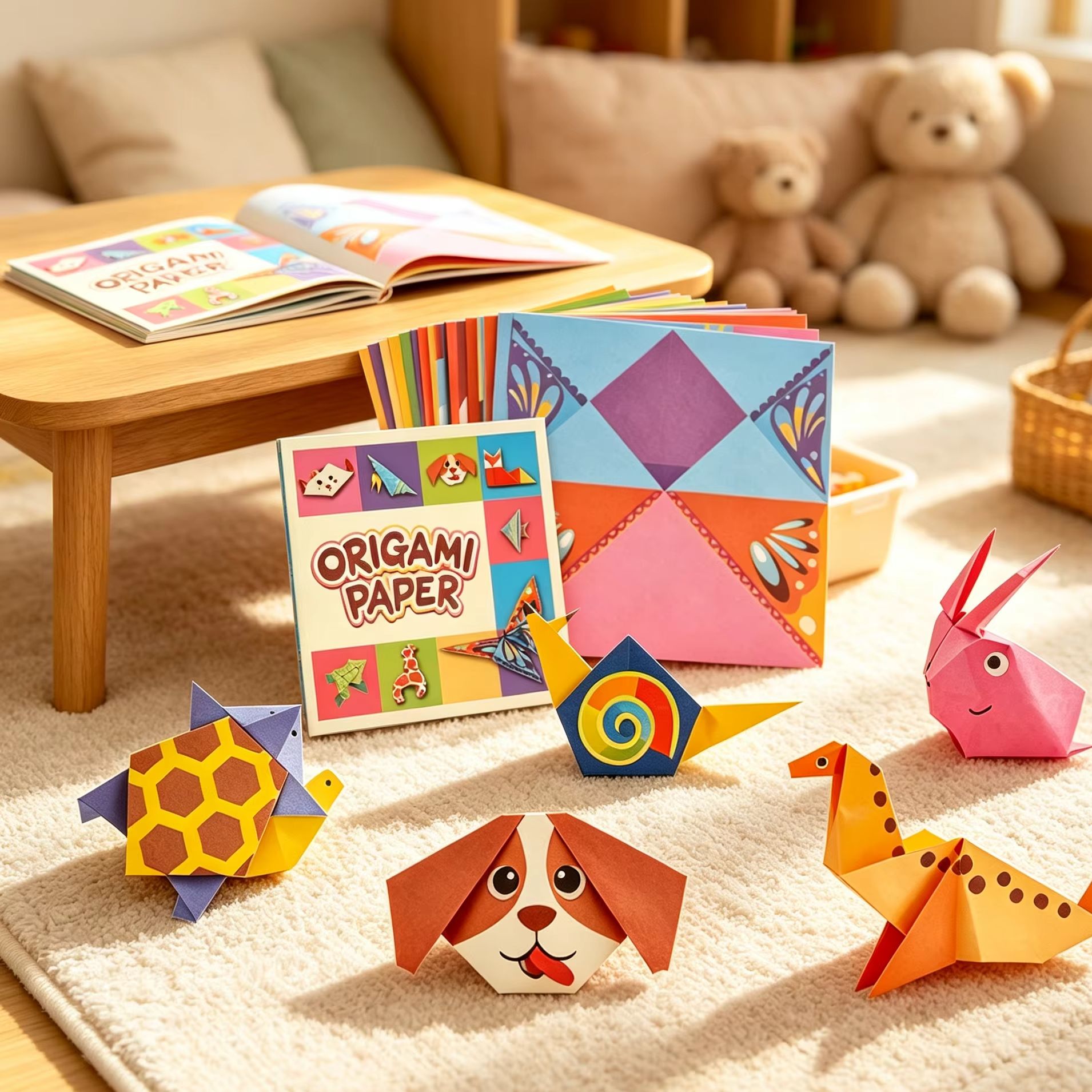 Papel de Origami de Animais em - Art Craft 5 Year Old avaliação e preço