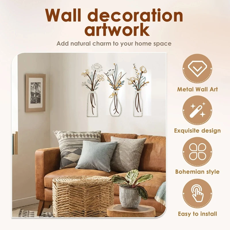 Conjunto de 3 Peças de Flores  - Art Craft Flower avaliação e preço