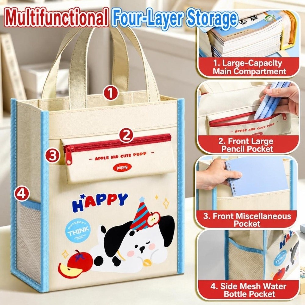 Bolsa Escolar Oxford Bonita, G - Art Portfolio Bag avaliação e preço