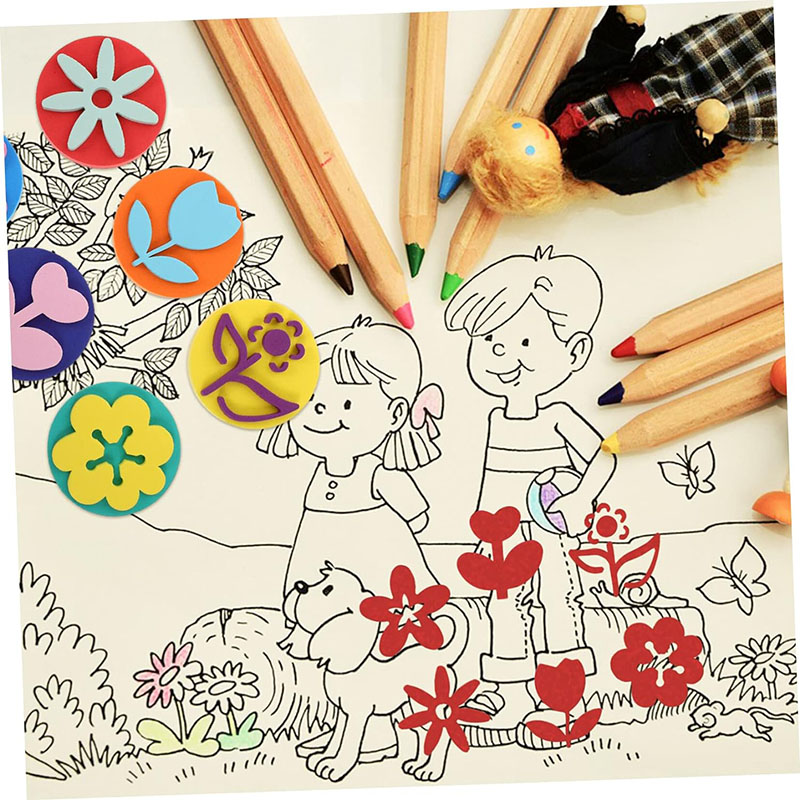 6 pçs/saco selos de espuma par - Art Craft 5 Year Old avaliação e preço