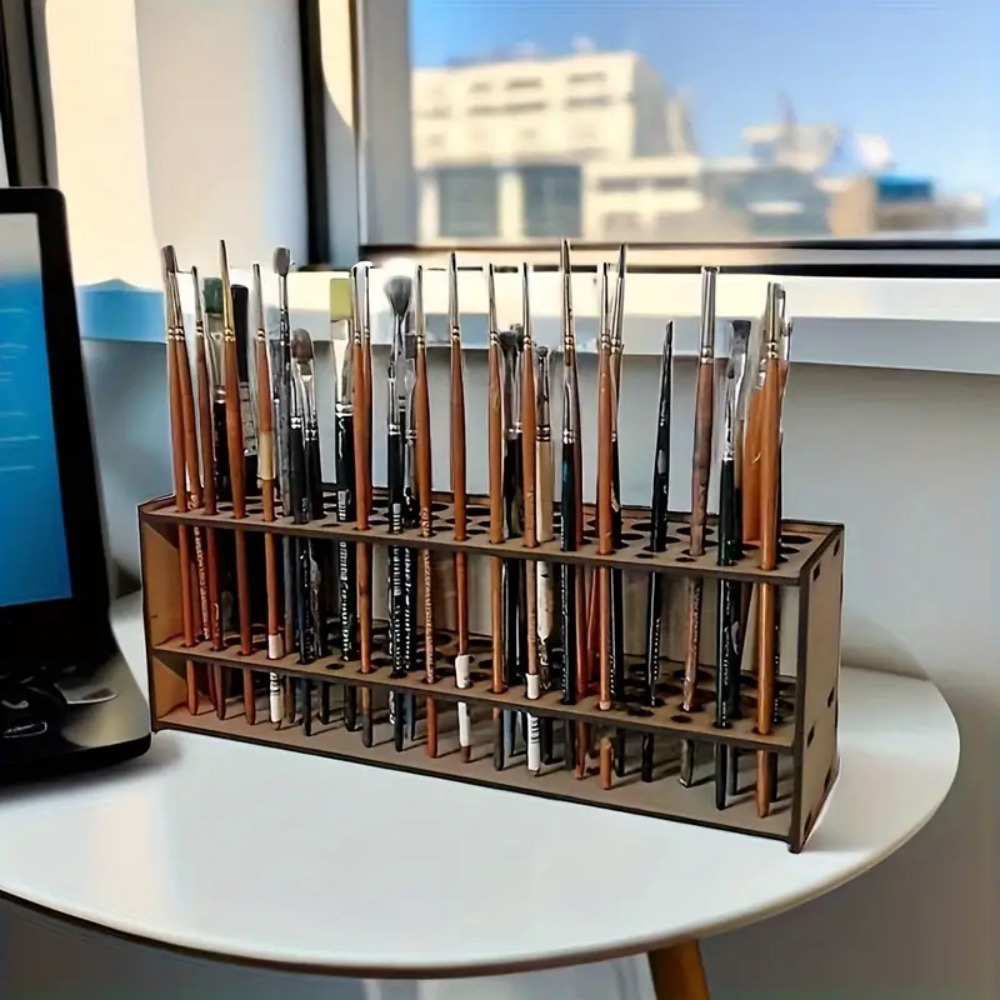 Suporte de escova de madeira c - Art Craft Japan avaliação e preço