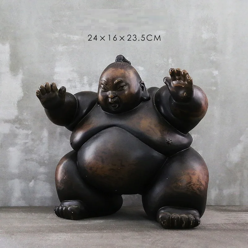 Figura de sumô japonês estatue - Art Craft Japan avaliação e preço
