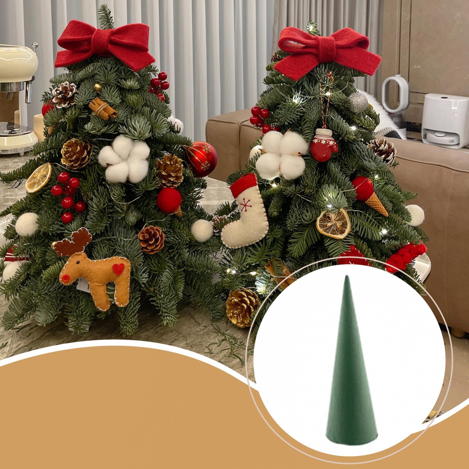 Cone de árvore de natal floral - Art Craft Flower avaliação e preço