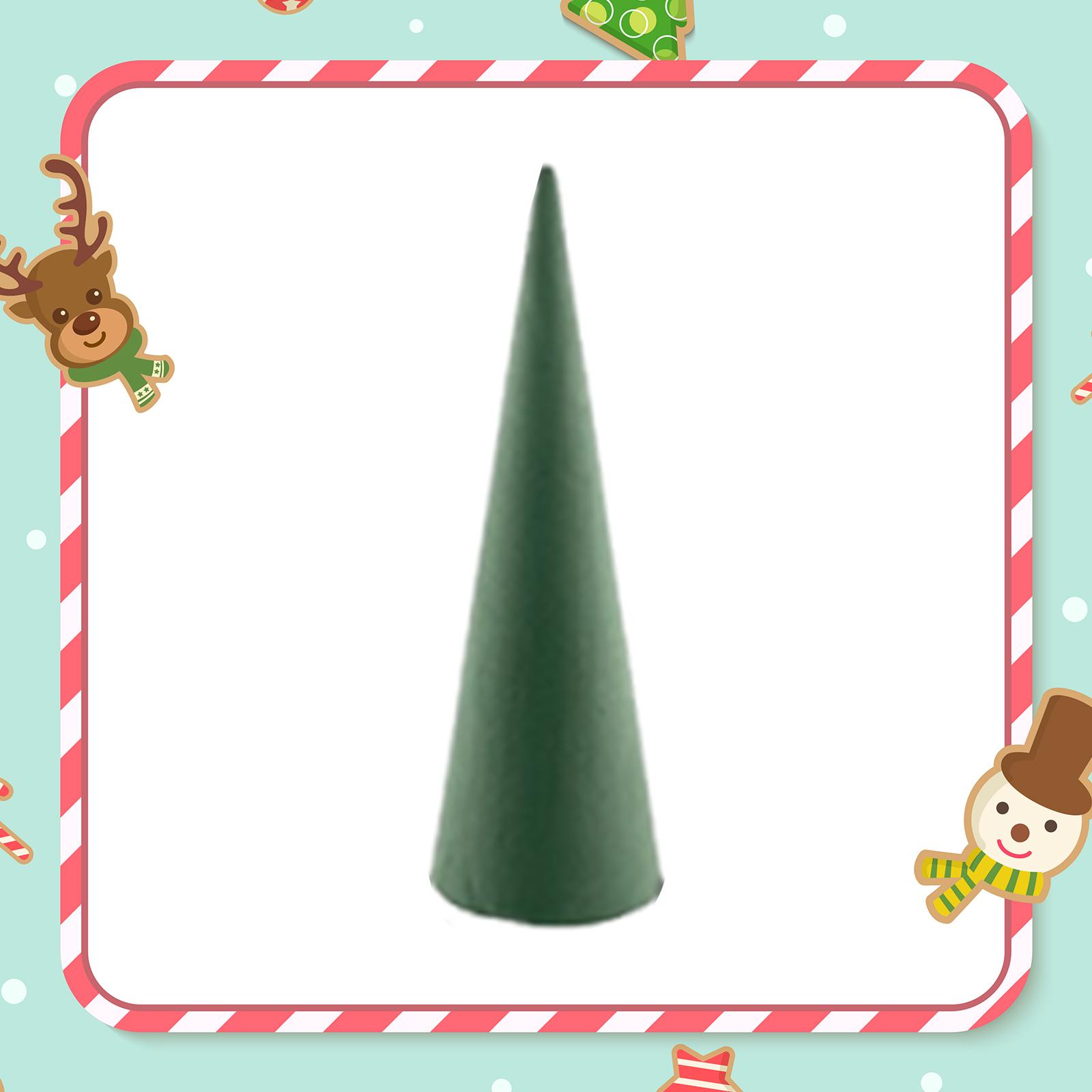 Cone de árvore de natal floral - Art Craft Flower avaliação e preço